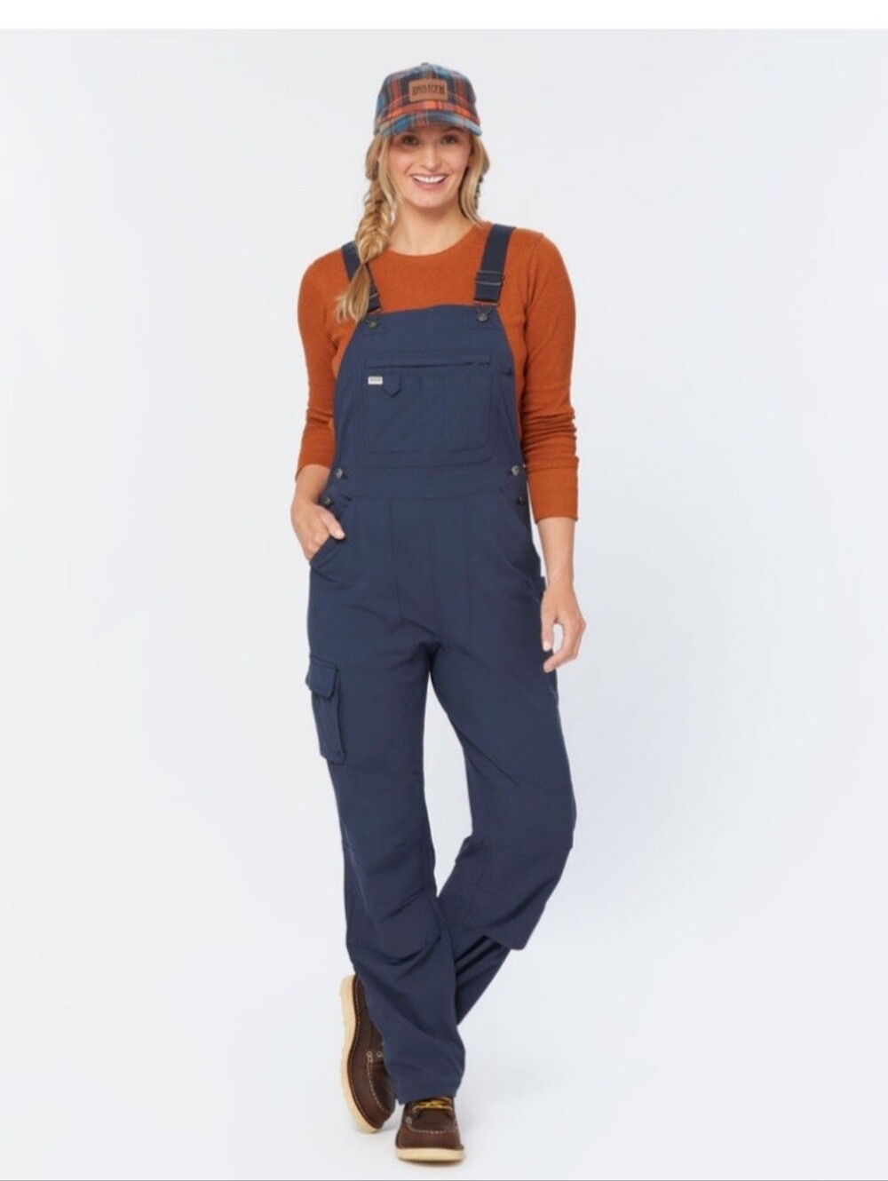 Women's Navy Utility Garden Overalls - Classic Workwear